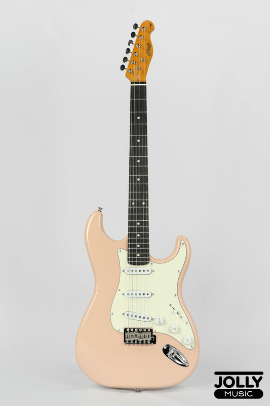 JCraft Vintage Series S-3V S-Style Electric Guitar - Shell Pink