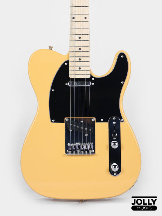 JCraft T-1 T-Style Electric Guitar with Gigbag - Honey