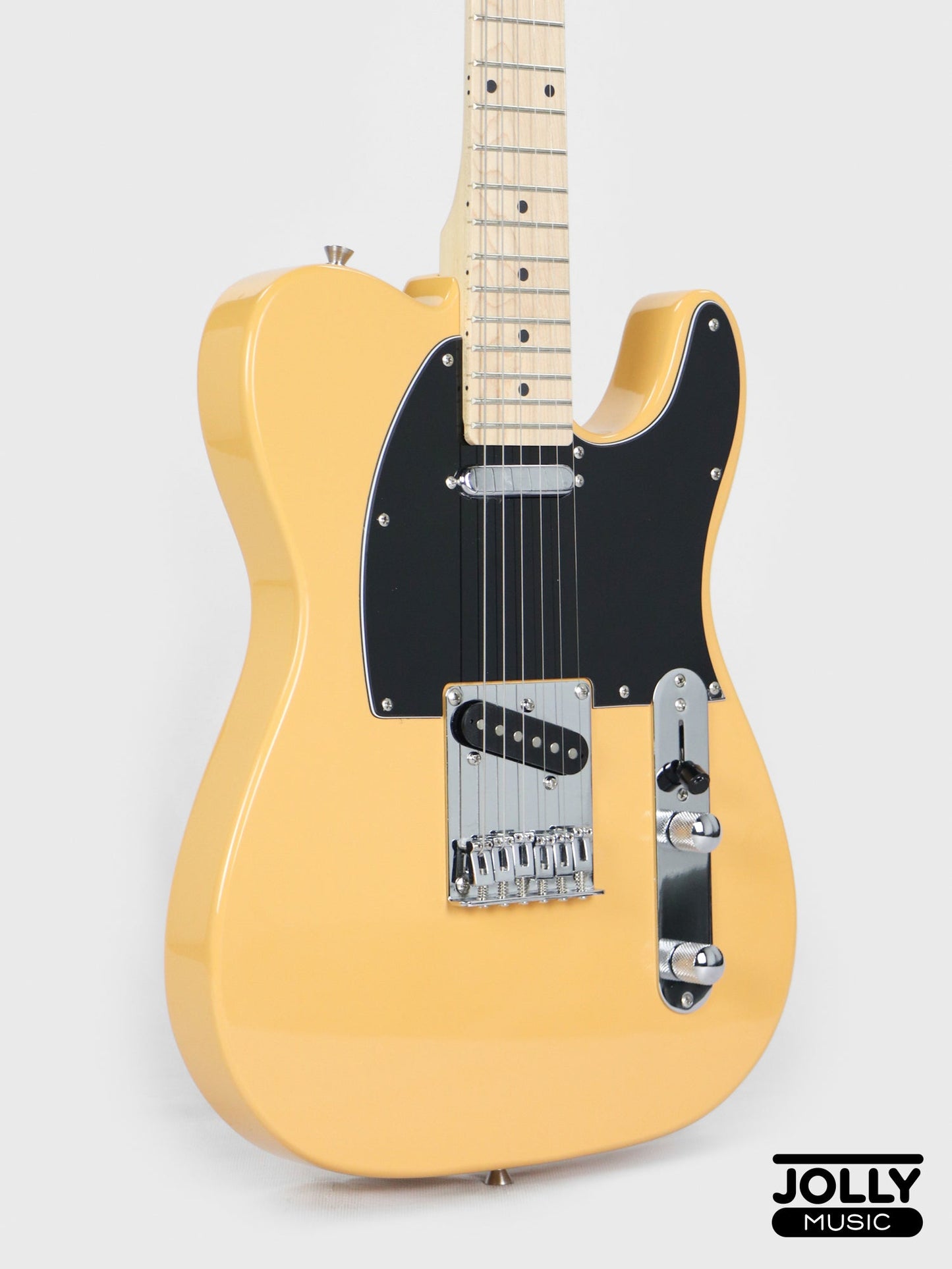JCraft T-1 T-Style Electric Guitar with Gigbag - Honey