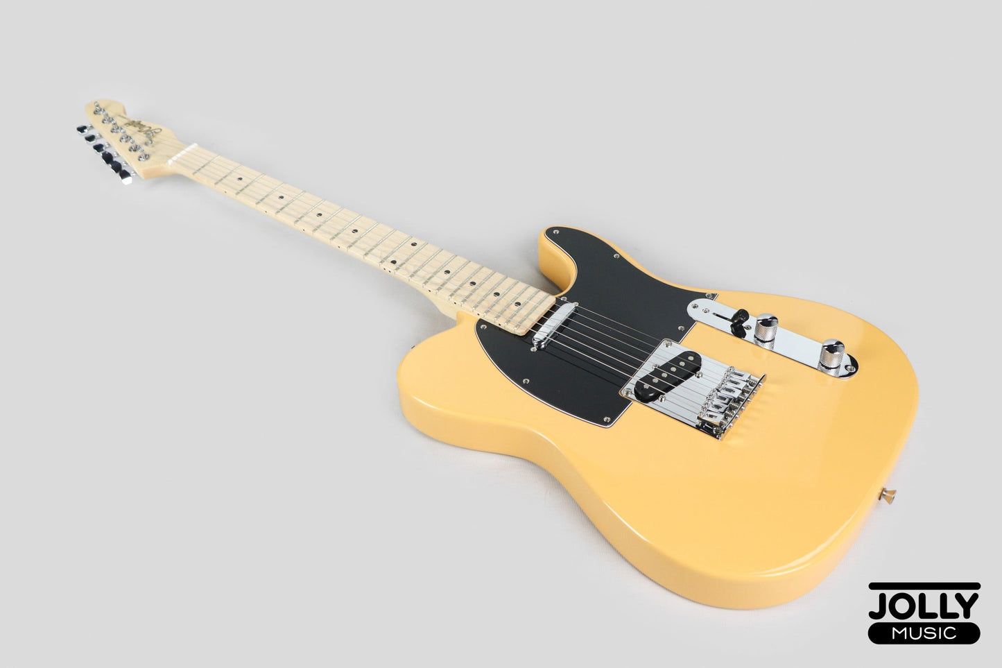 JCraft T-1 T-Style Electric Guitar with Gigbag - Honey