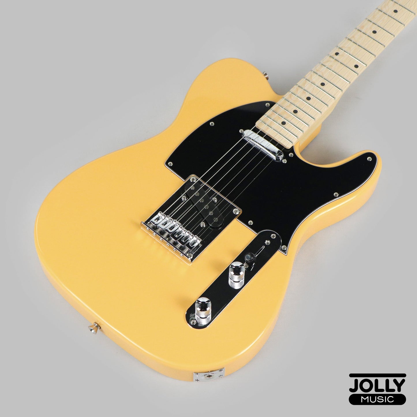 JCraft T-1 T-Style Electric Guitar with Gigbag - Honey
