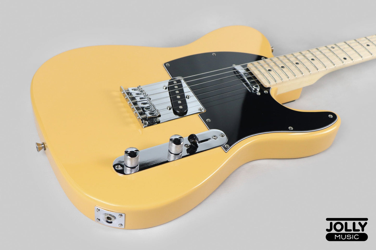 JCraft T-1 T-Style Electric Guitar with Gigbag - Honey