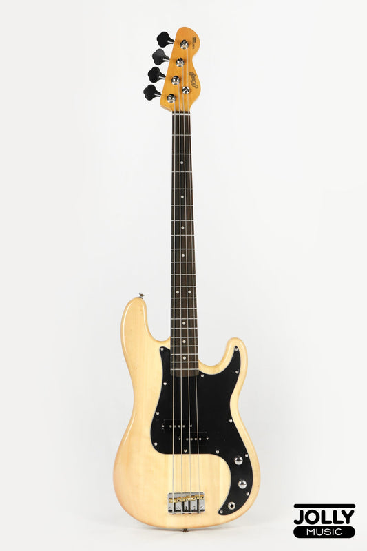 JCraft PB-3V 4-String Bass Guitar - Natural