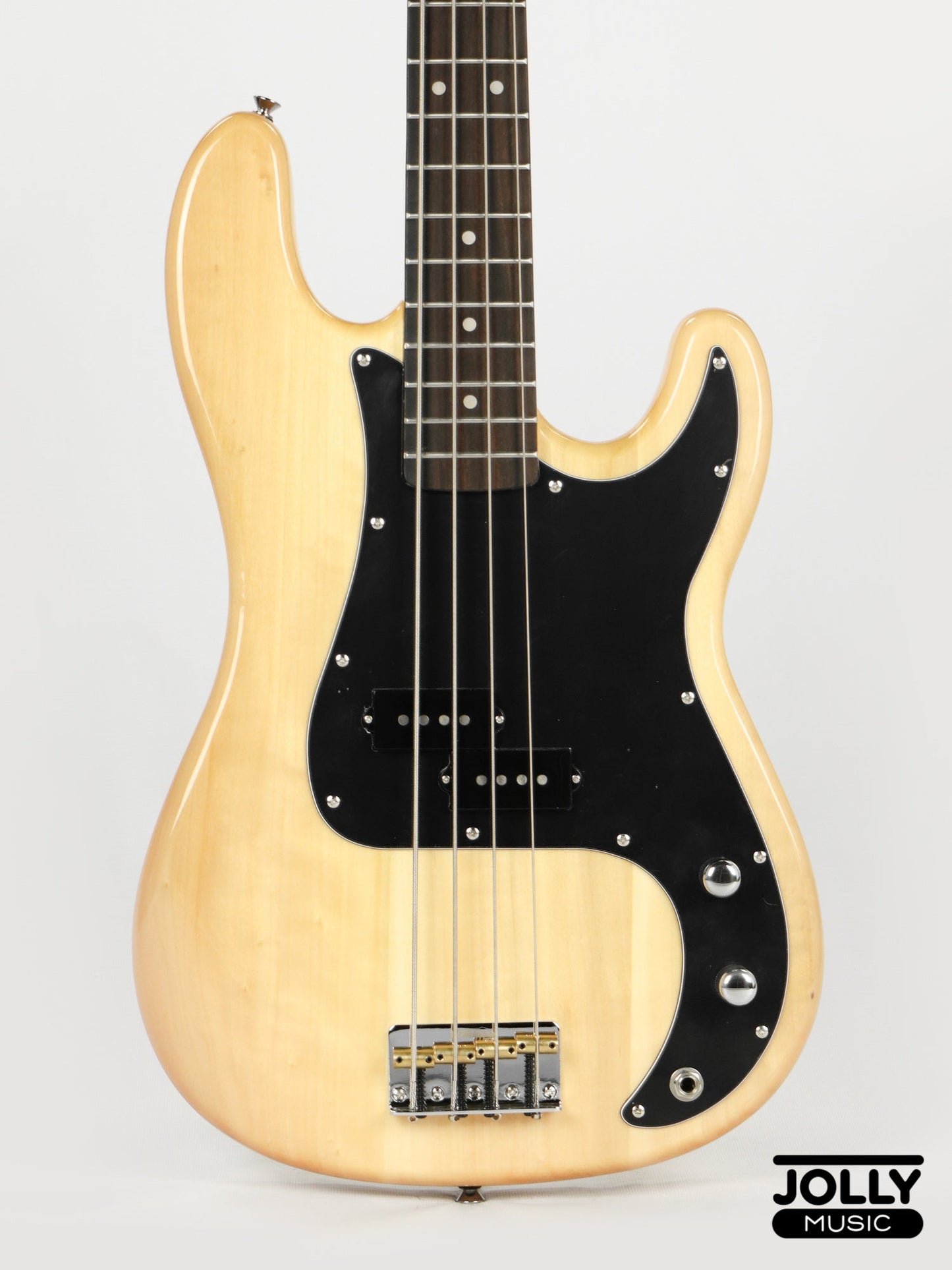 JCraft PB-3V 4-String Bass Guitar - Natural
