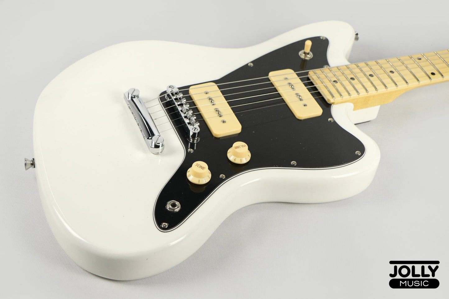 JCraft JZ-1 Offset Electric Guitar - White