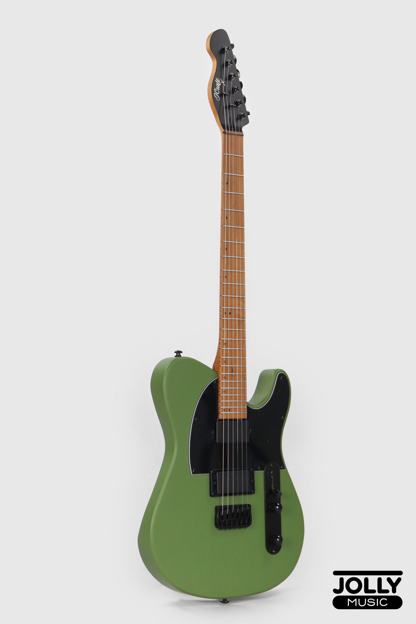 J Craft X Series LTX-3 Active 24 Fret Electric Guitar - Army Green