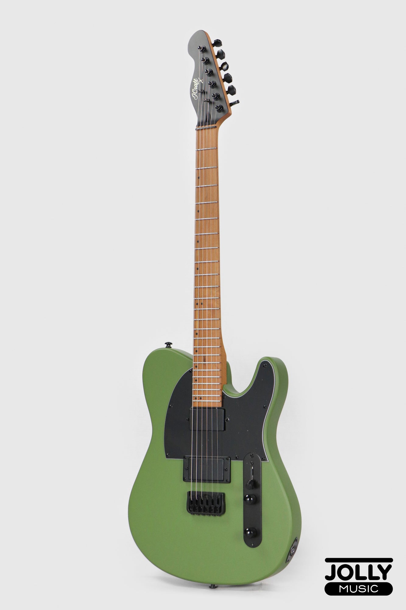 J Craft X Series LTX-3 Active 24 Fret Electric Guitar - Army Green