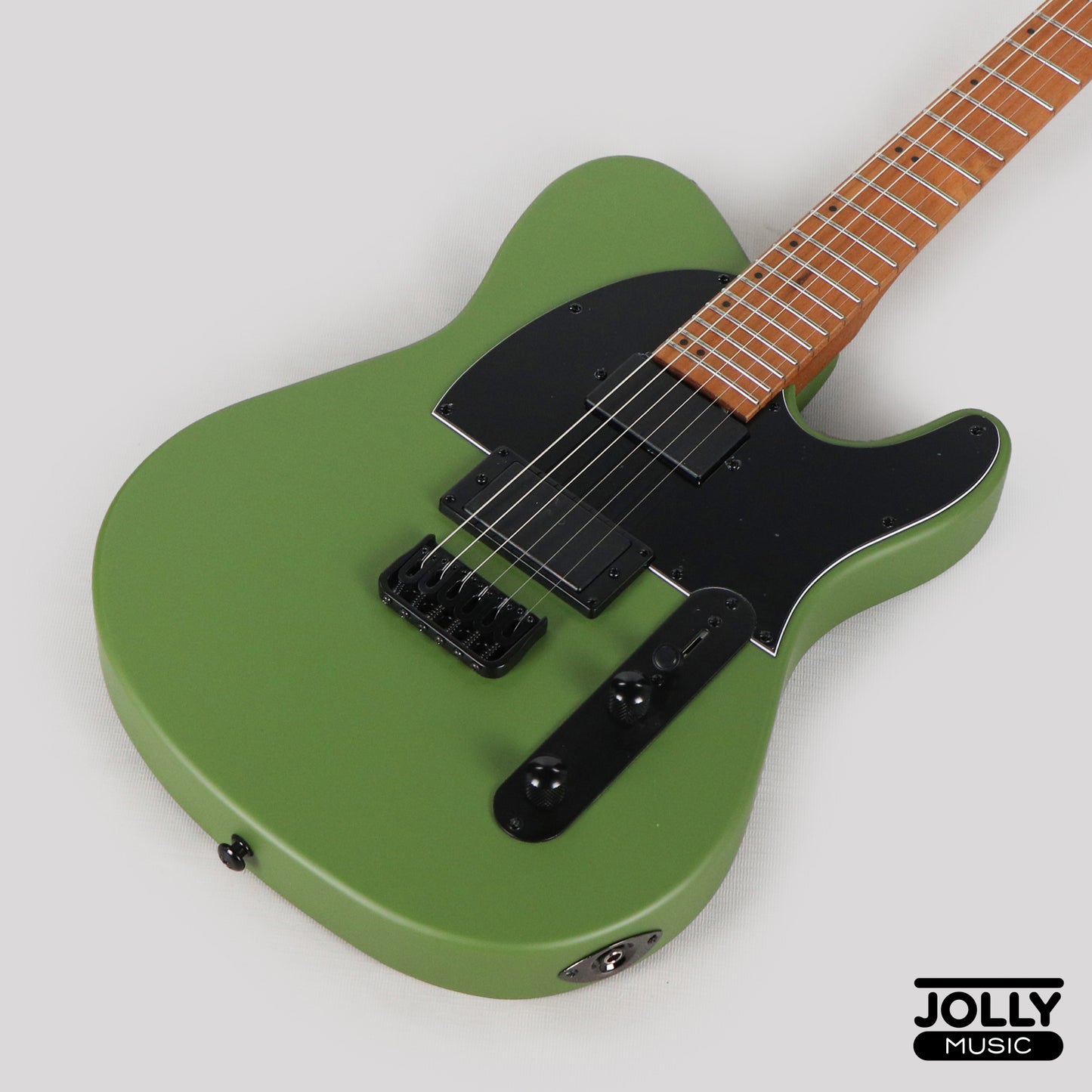 J Craft X Series LTX-3 Active 24 Fret Electric Guitar - Army Green