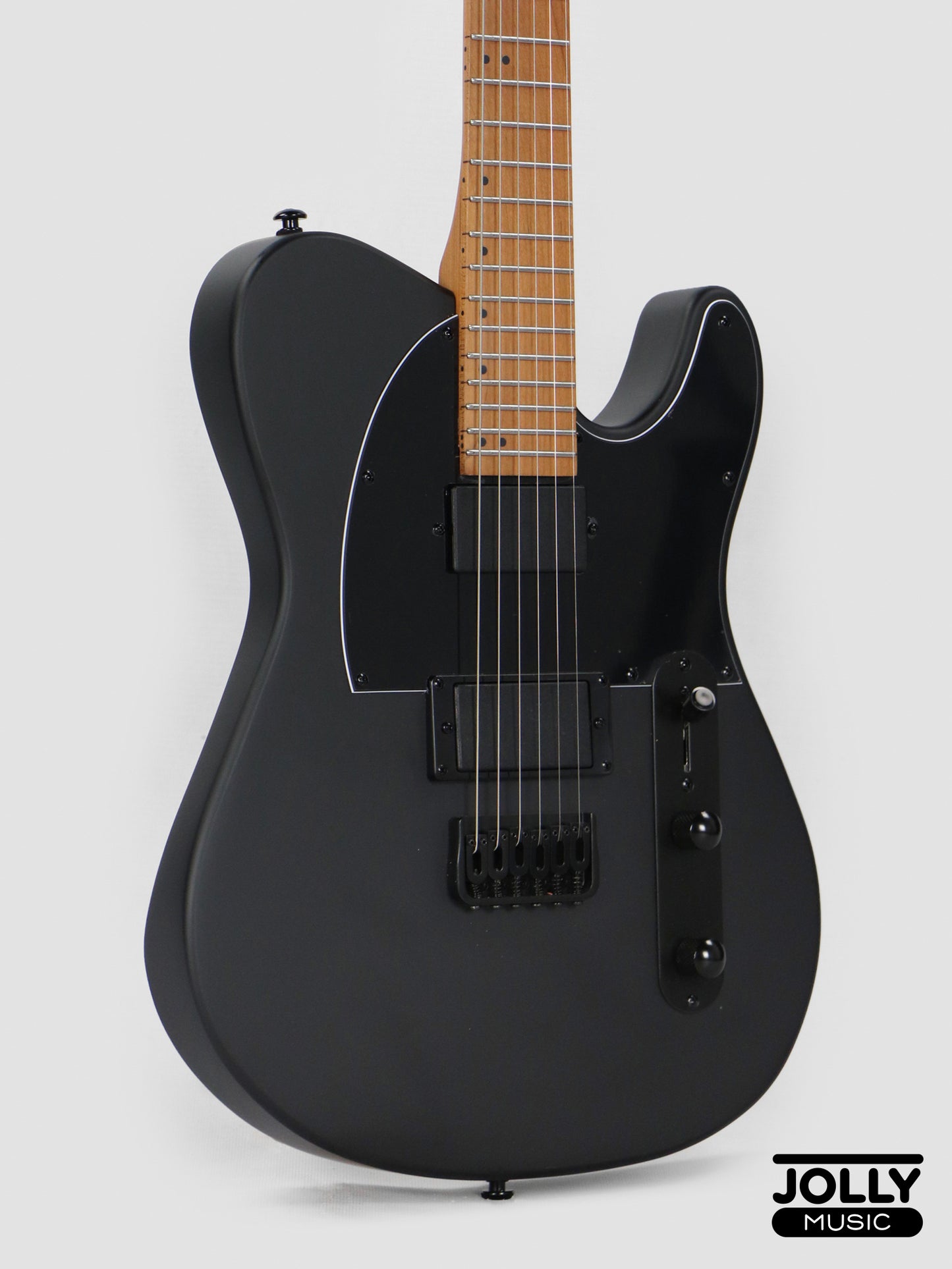 J Craft X Series LTX-3 Active 24 Fret Electric Guitar - Shadow Black