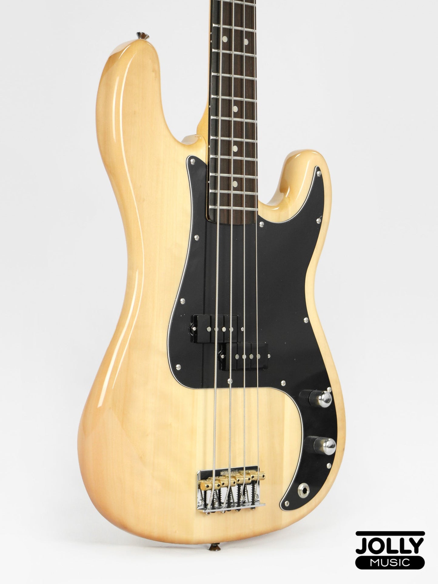 JCraft PB-3V 4-String Bass Guitar - Natural