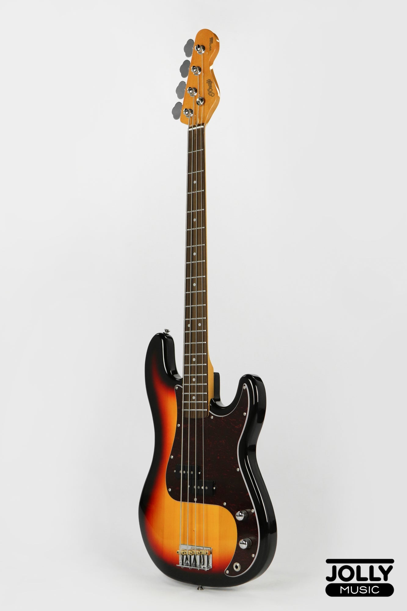 JCraft PB-3V 4-String Bass Guitar - Sunburst