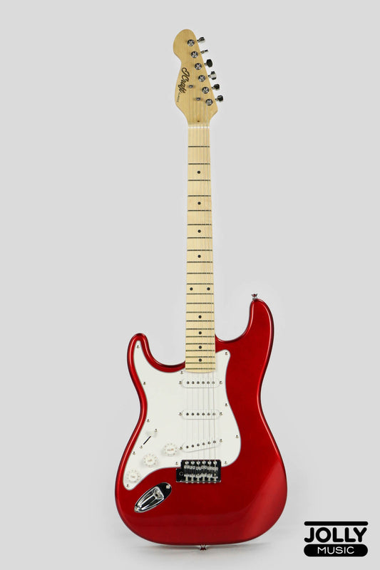 JCraft S-1 LEFT HAND S-Style Electric Guitar with Gigbag - Metallic Red