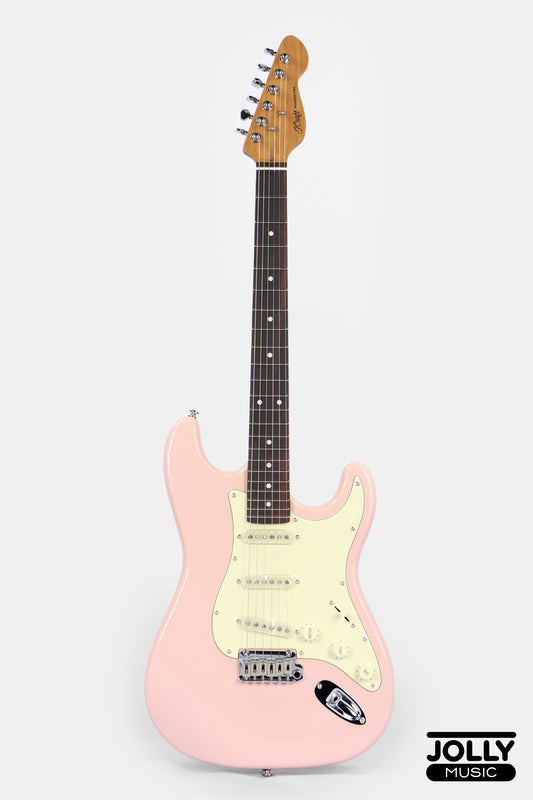 JCraft S-3 Modern PRO SSS Electric Guitar - Shell Pink
