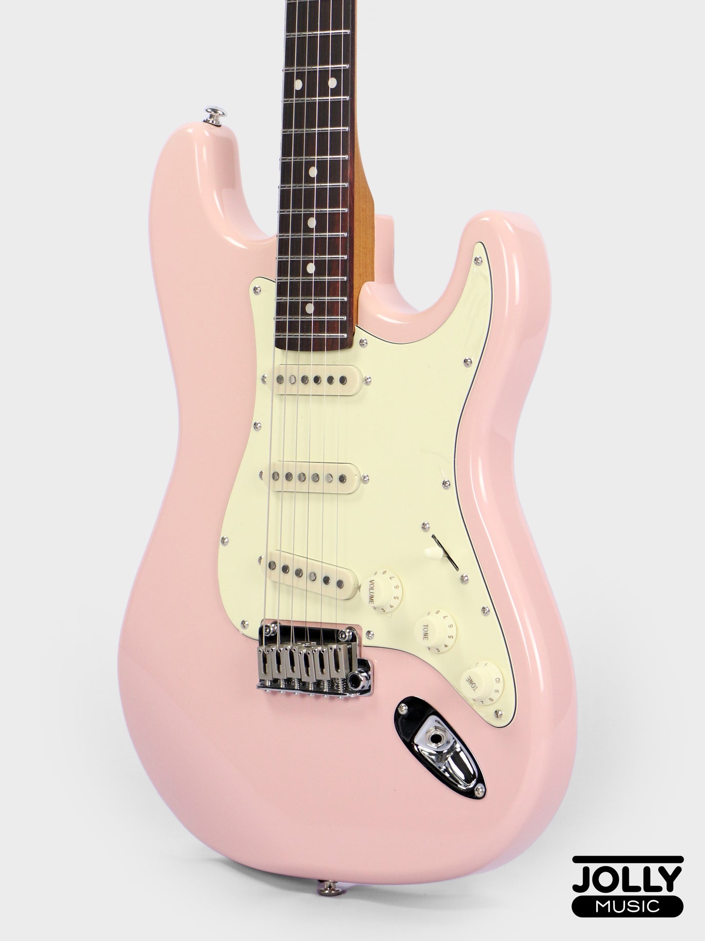 JCraft S-3 Modern PRO SSS Electric Guitar - Shell Pink