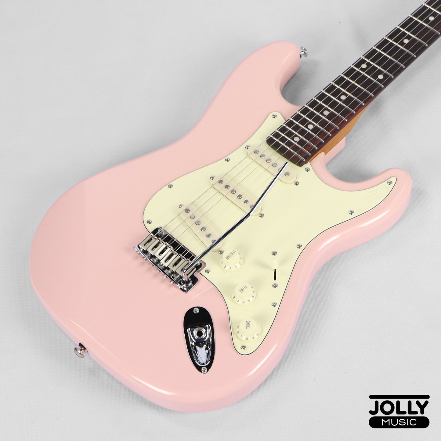 JCraft S-3 Modern PRO SSS Electric Guitar - Shell Pink