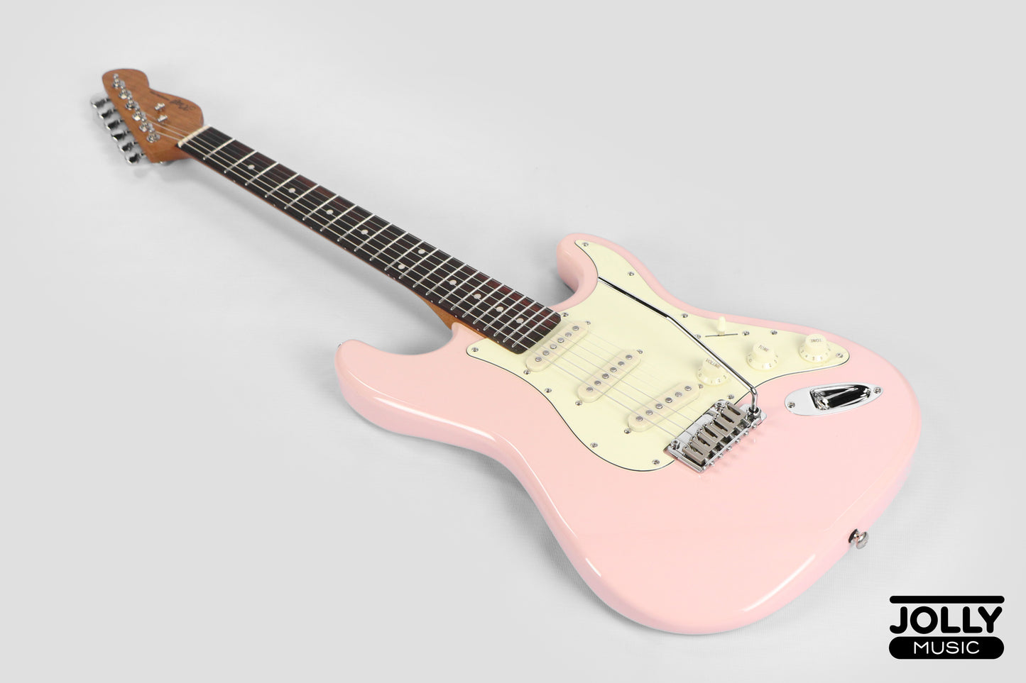 JCraft S-3 Modern PRO SSS Electric Guitar - Shell Pink