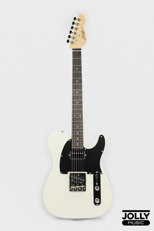 JCraft T-2HC Telecaster Stainless Frets Electric Guitar - White