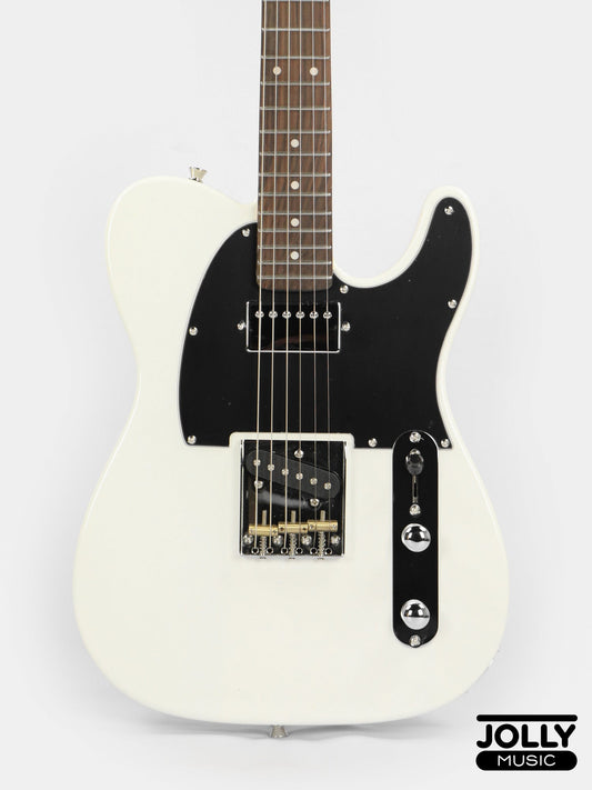 JCraft T-2HC Telecaster Stainless Frets Electric Guitar - White