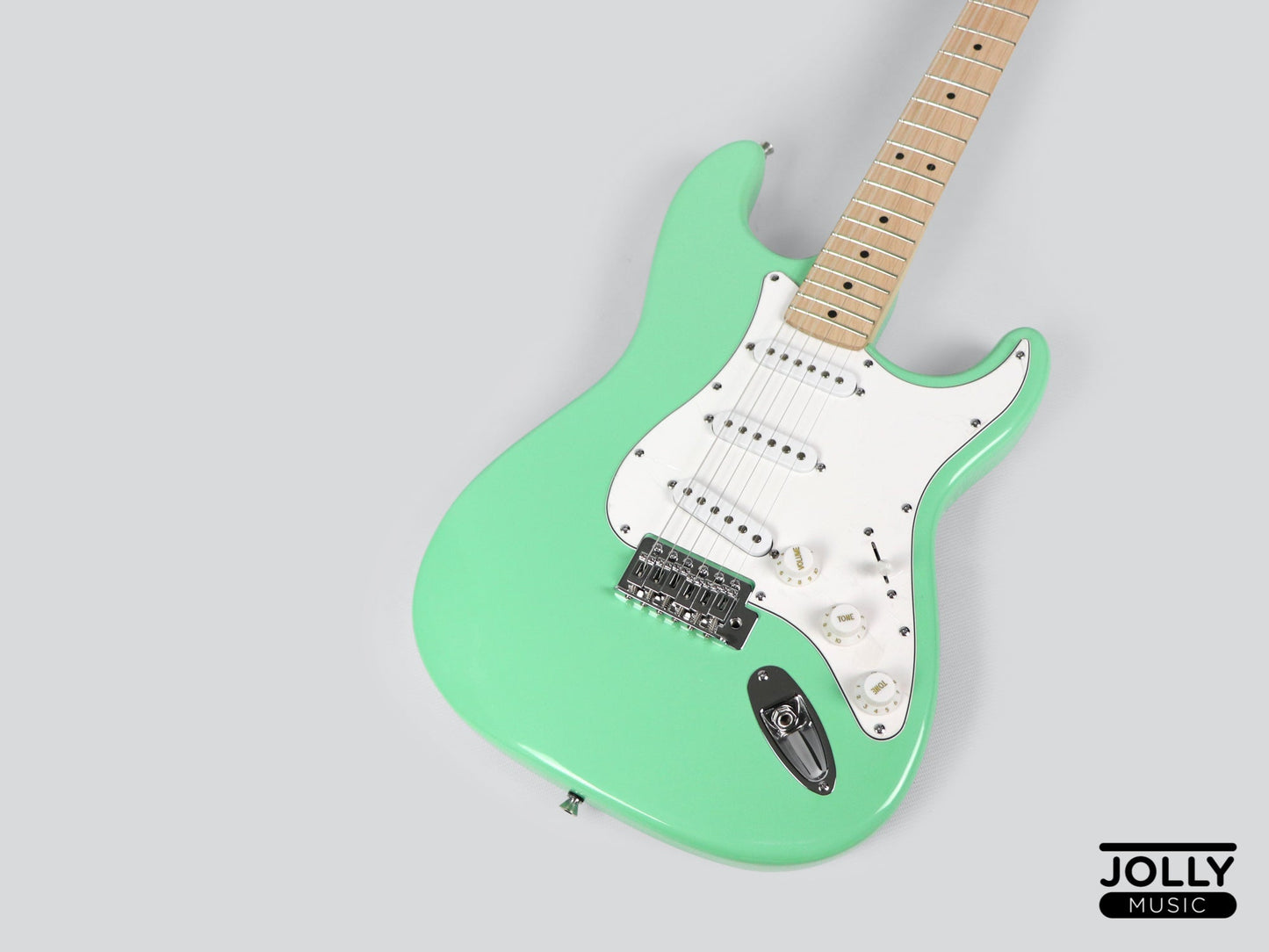 JCraft S-1 S-Style Electric Guitar with Gigbag - Surf Green