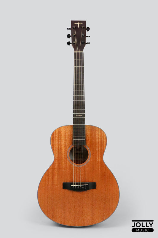 JCraft Troubadour Taka Mini GS 7/8 All-Mahogany Acoustic Guitar with soft case