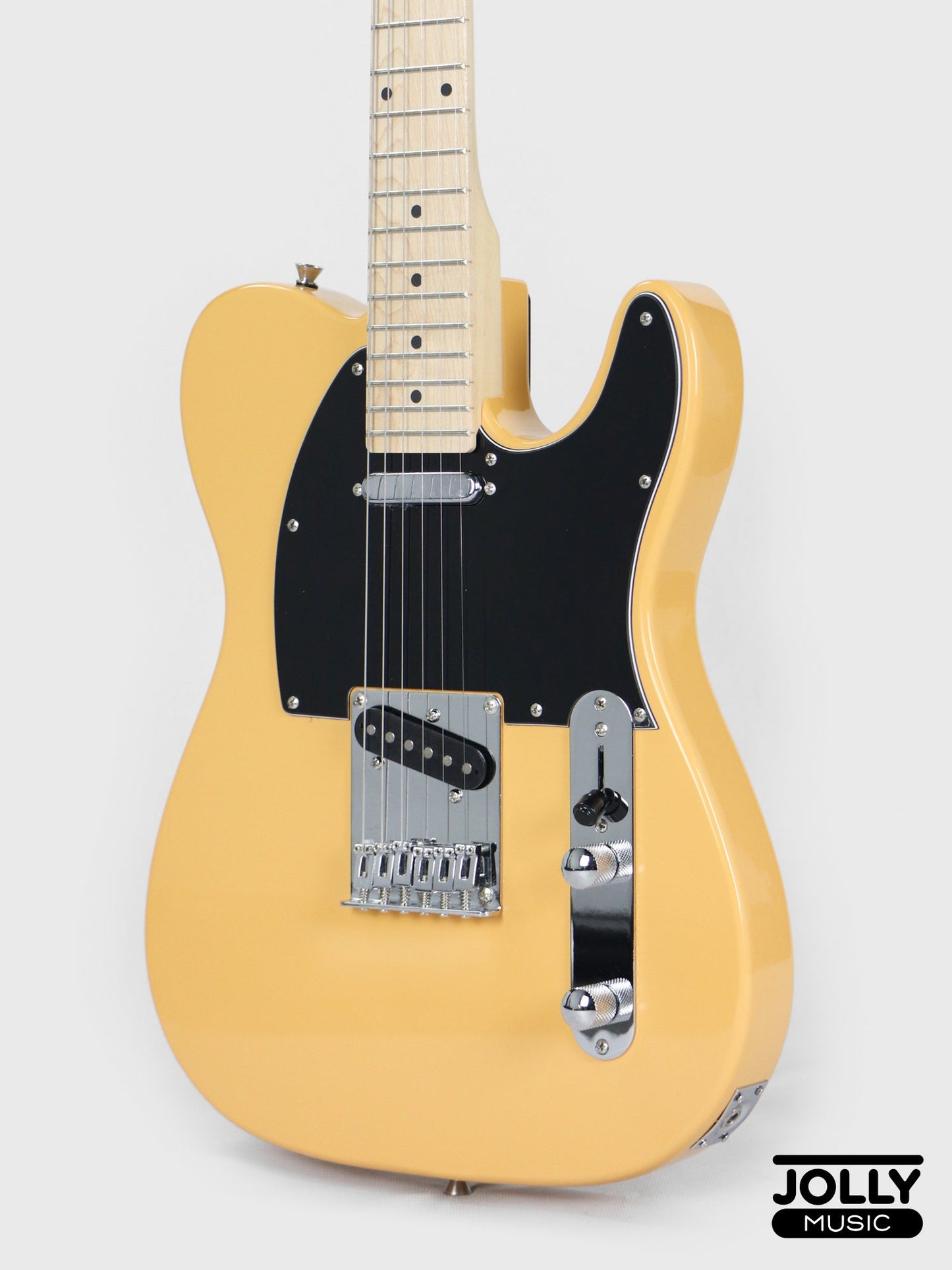 JCraft T-1 T-Style Electric Guitar with Gigbag - Honey