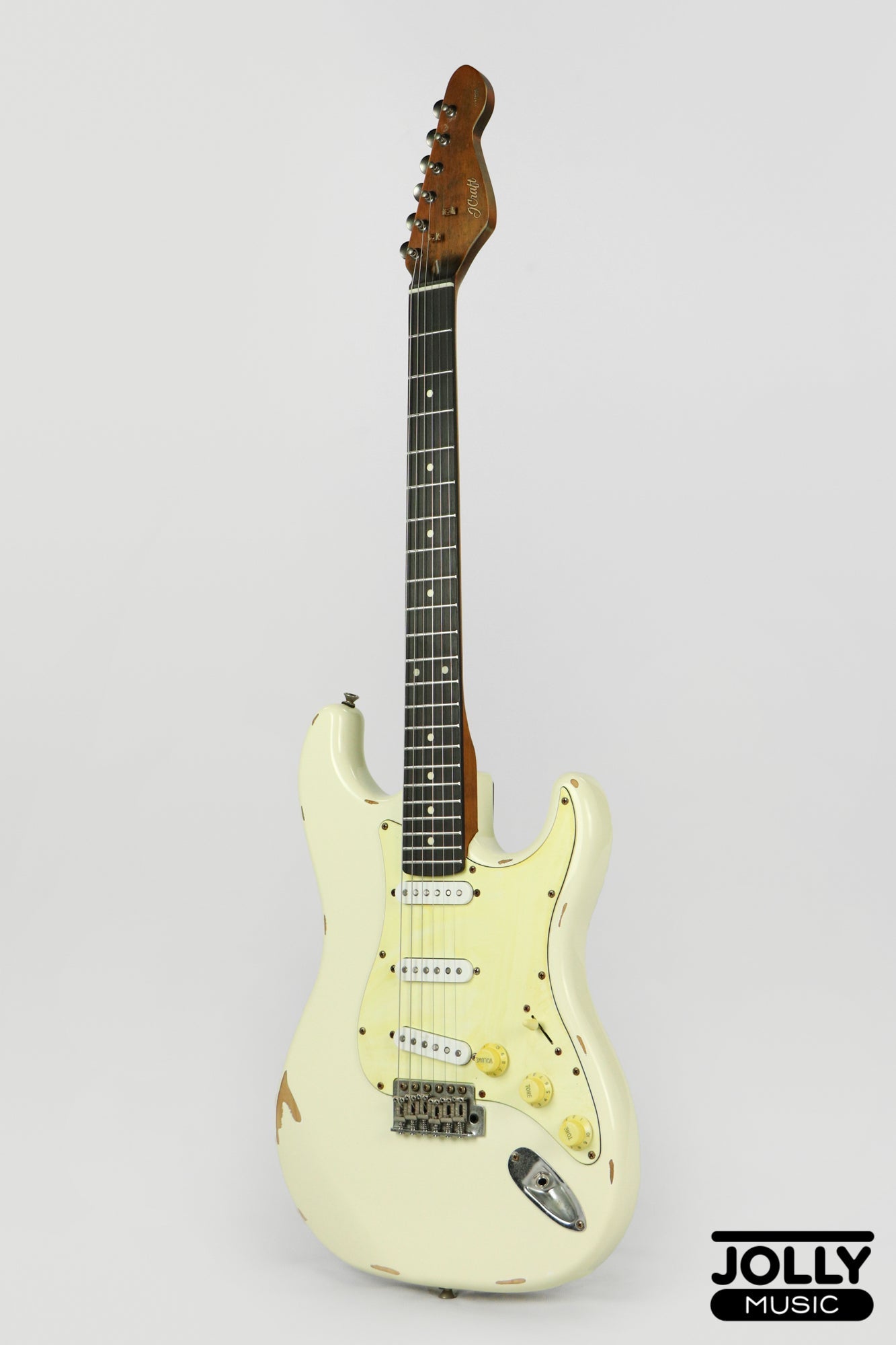 JCraft Vintage Series S-3VC 2023 Antique S-Style - Vintage White