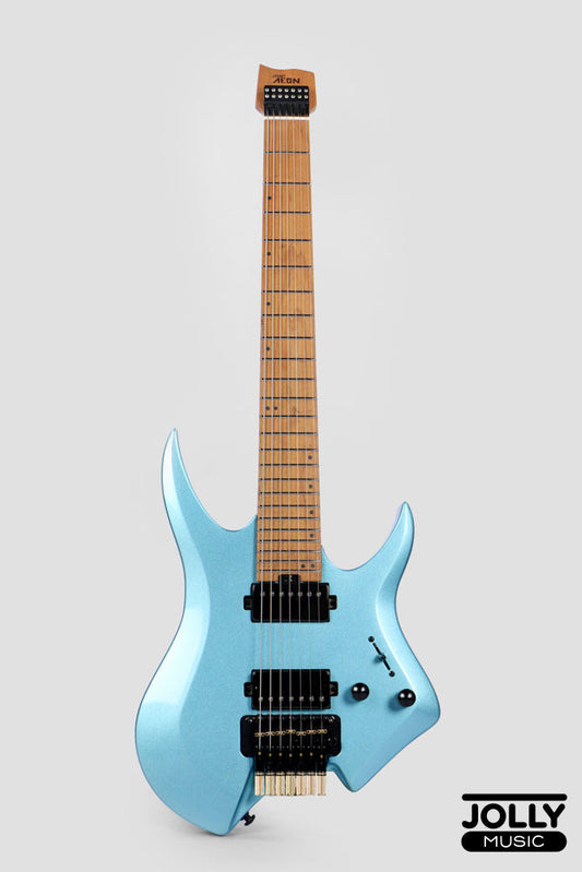 JCraft Aeon Headless 7-Str Trem Electric Guitar HT7-3 - Lake Placid Blue