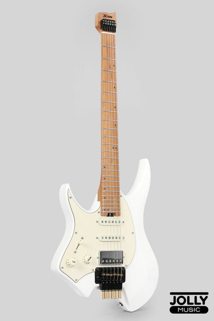 JCraft Aeon Headless Fusion HSS LEFT HAND HTP-3 LH - Pearl White Metallic