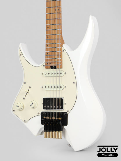 JCraft Aeon Headless Fusion HSS LEFT HAND HTP-3 LH - Pearl White Metallic