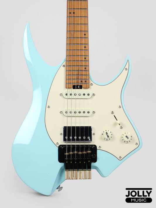 JCraft Aeon Headless Fusion HSS Electric Guitar HTP-3 - Sonic Blue