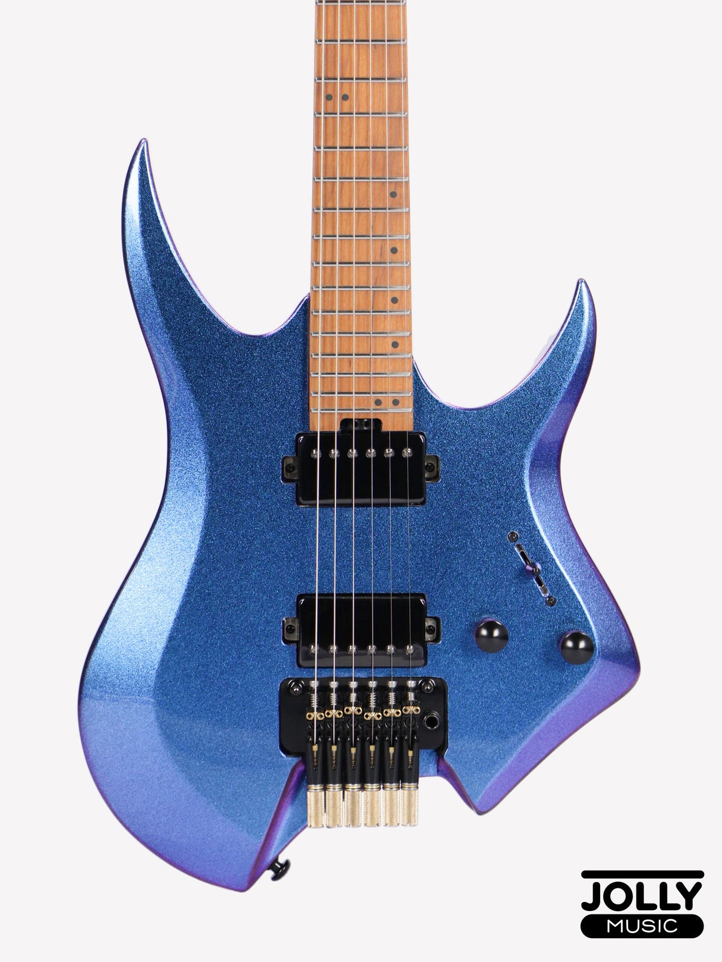 JCraft Aeon Headless Electric Guitar Locking Tremolo Stainless HTR-3 - Chameleon