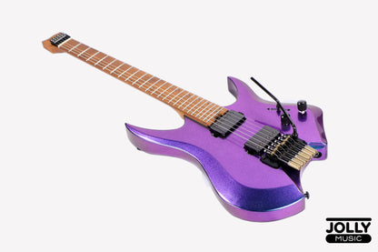 JCraft Aeon Headless Electric Guitar Locking Tremolo Stainless HTR-3 - Chameleon