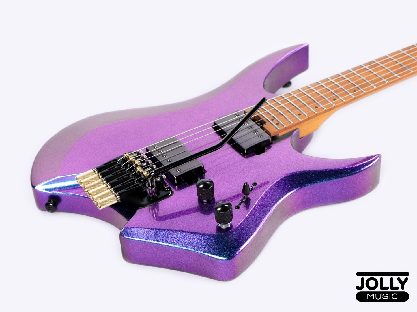 JCraft Aeon Headless Electric Guitar Locking Tremolo Stainless HTR-3 - Chameleon
