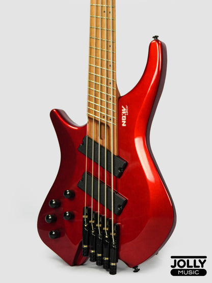 JCraft Aeon Headless LEFT HAND Bass 5-String HBM-3-5 LH - Metallic Red