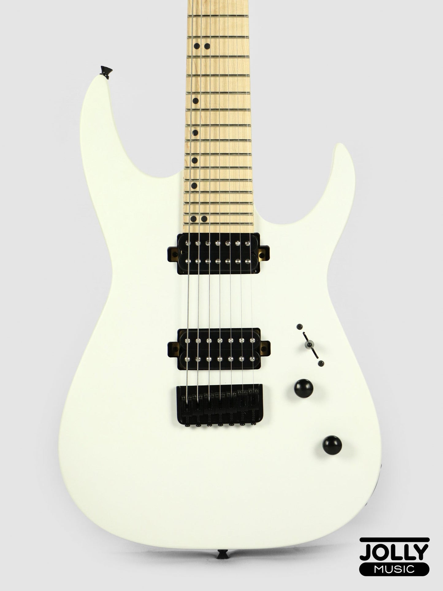 JCraft X Series Bushido BX7-1T 7-String Super S-Style Electric Guitar - Satin White