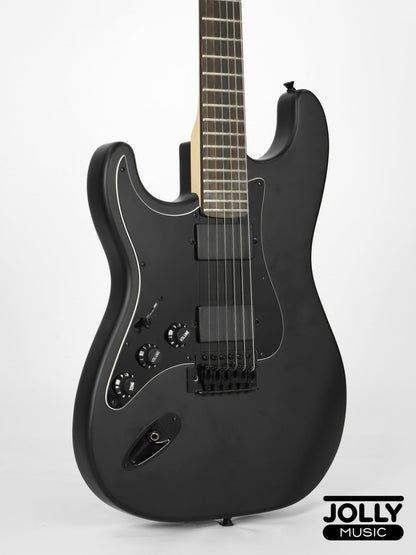 JCraft X Series LSX-1 LEFT HAND HH Modern S-Style Electric Guitar - Shadow