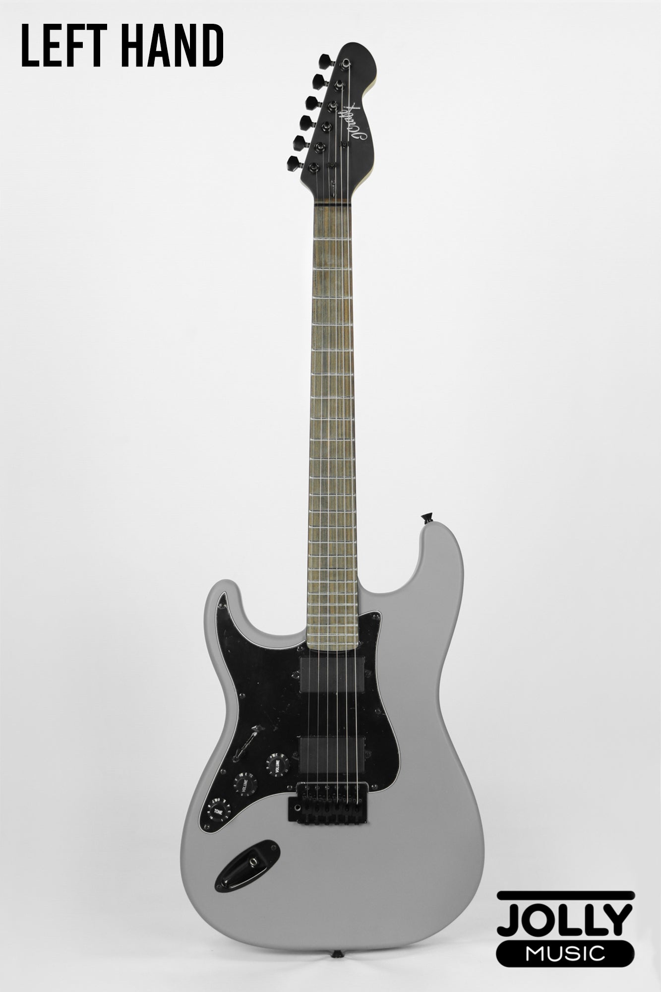 JCraft X Series LSX-1 LEFT HAND HH Modern S-Style Electric Guitar - Gunmetal