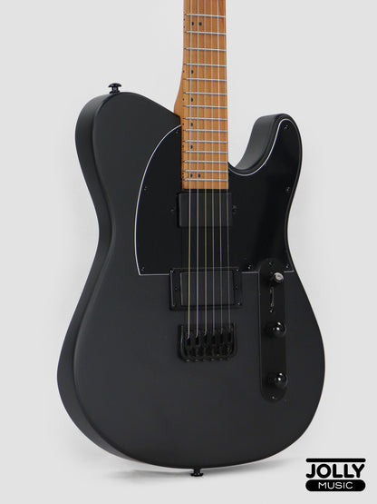 J Craft X Series LTX-3 Active 24 Fret Electric Guitar - Shadow Black
