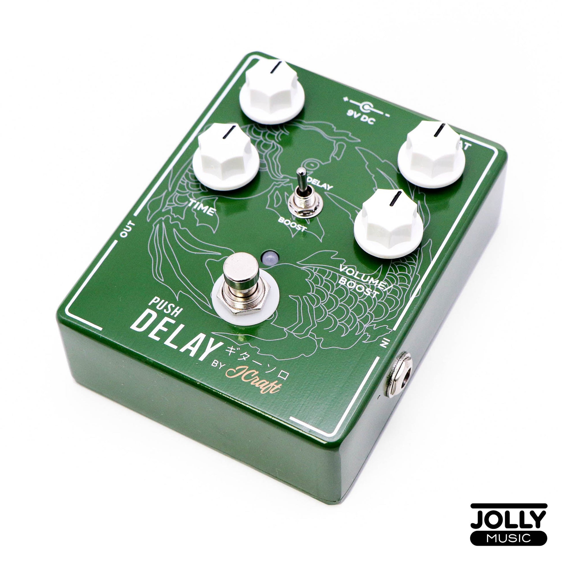 delay boost pedal JCraft Push Delay Clean Boost / Analog Delay Pedal