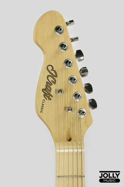 JCraft S-1 LEFT HAND S-Style Electric Guitar with Gigbag - Metallic Red