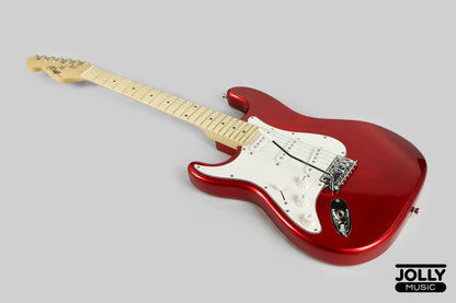 JCraft S-1 LEFT HAND S-Style Electric Guitar with Gigbag - Metallic Red