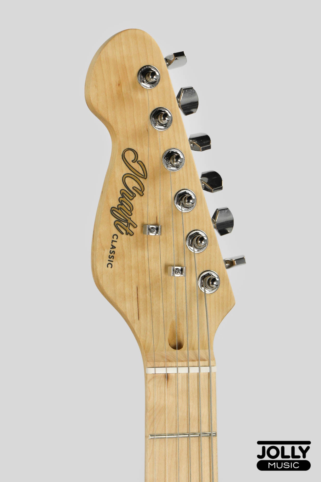 JCraft S-1 LEFT HAND S-Style Electric Guitar with Gigbag - White