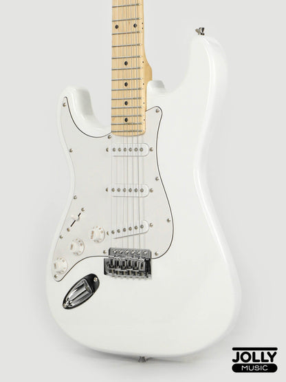 JCraft S-1 LEFT HAND S-Style Electric Guitar with Gigbag - White