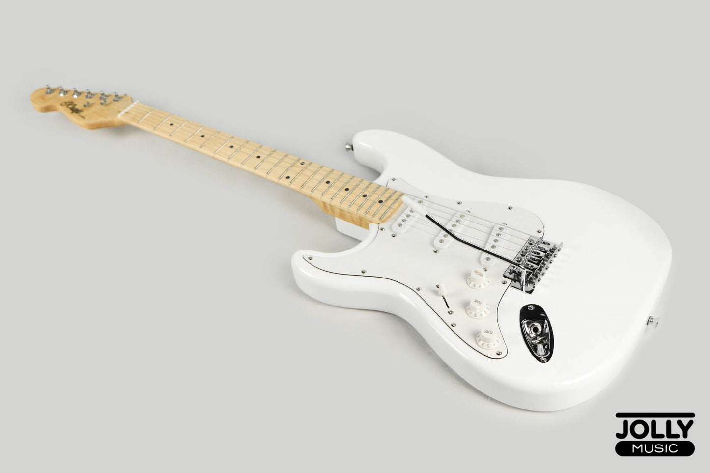 JCraft S-1 LEFT HAND S-Style Electric Guitar with Gigbag - White