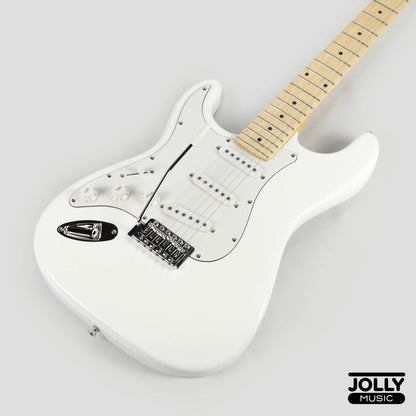 JCraft S-1 LEFT HAND S-Style Electric Guitar with Gigbag - White