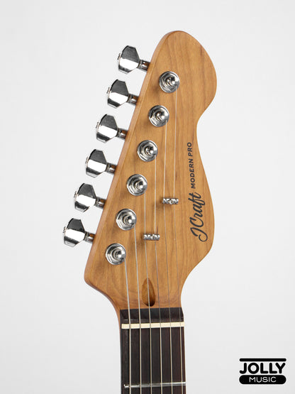 JCraft S-3HC Modern PRO HSS Electric Guitar - Lisbon Rose