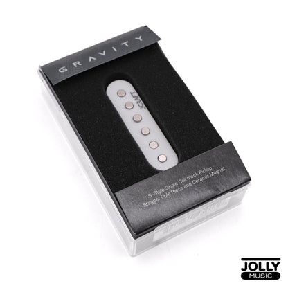 JCraft Gravity Strat Single Coil Neck Pickup, Staggered, Ceramic