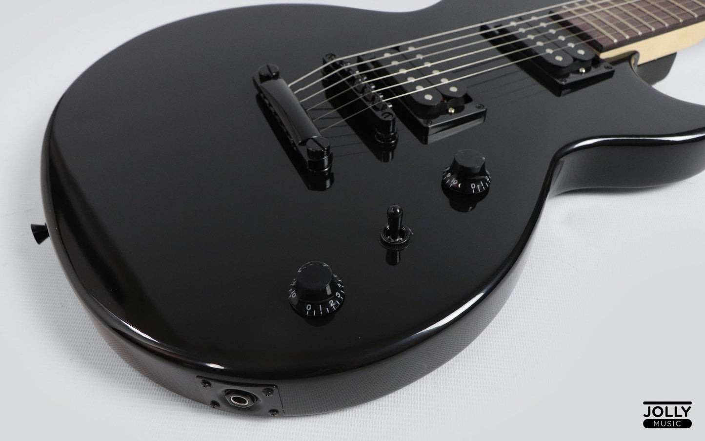 JCraft LPX-1 Single Cut Electric Guitar with Gigbag - Onyx