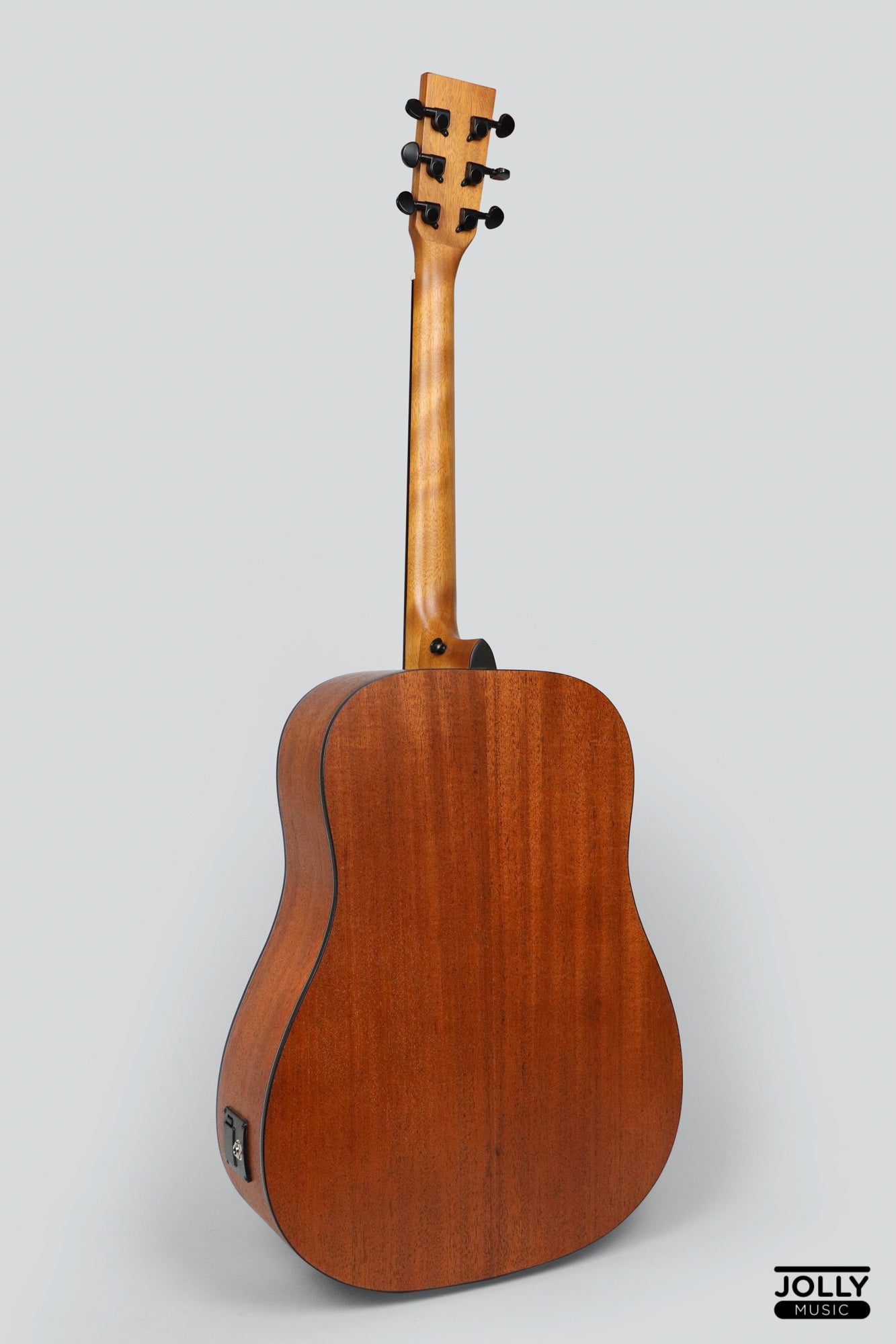 JCraft Troubadour TD-10E Dreadnought Acoustic Guitar with Pickups and soft case