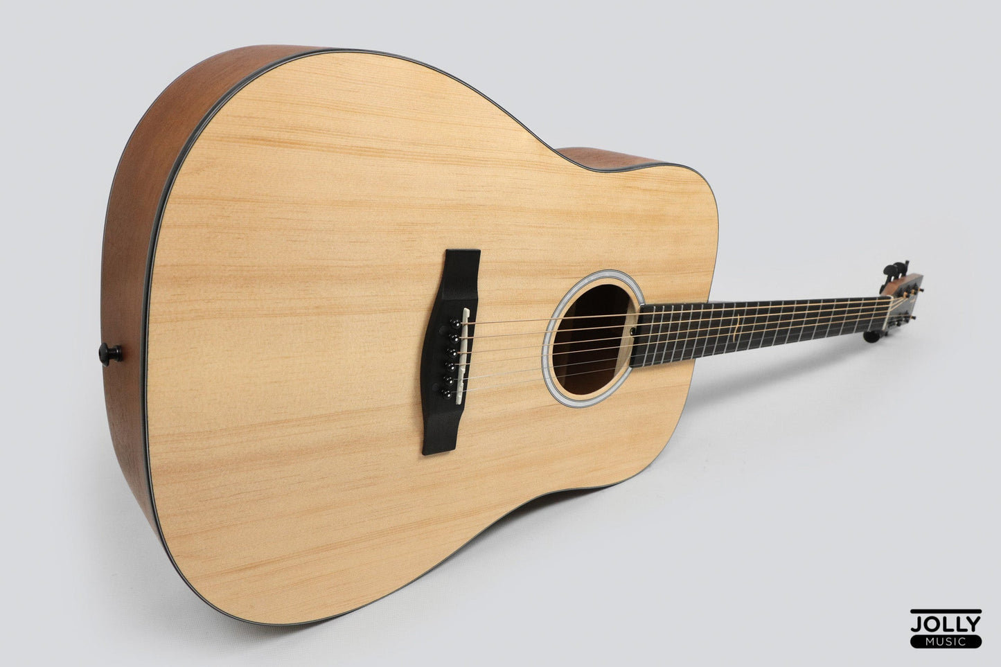 JCraft Troubadour TD-10 Dreadnought Acoustic Guitar with soft case